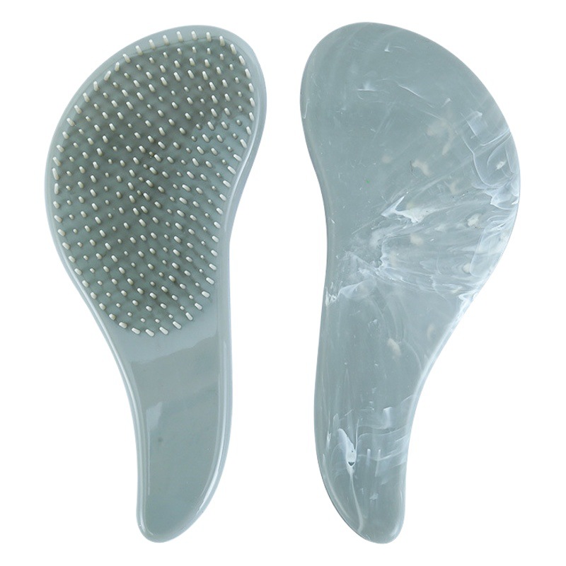 Huiyun peine de masaje de mármol ins estilo diente suave pelo liso no anudado peine de pelo Amazon peine de plástico transfronterizo