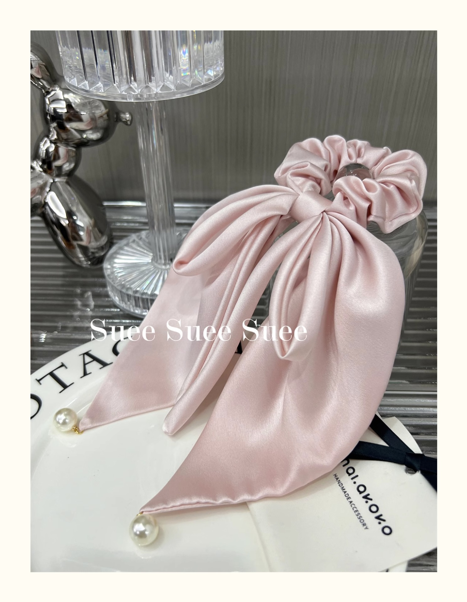 Women's Sweet Bow Knot Cloth Hair Tie display picture 9