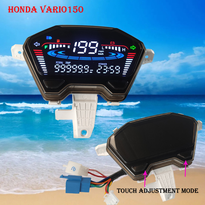 Exported to Southeast Asia, Suitable for Honda Vario150 Digital Instrument Assembly Click 125Cc Speedometer