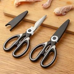 多機能ステンレスハサミパンダハサミ強力鶏骨ハサミキッチン家庭用食品ハサミ魚骨ハサミ現物