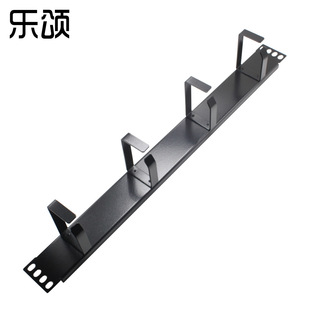 1U 19-inch wire rack metal four-ring metal base Non-hollow 4 holes at each end