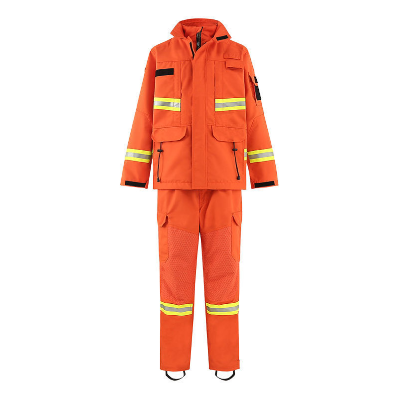 森林芳纶纤维阻燃服套装分体式抢险救援灭火服消防打火服
