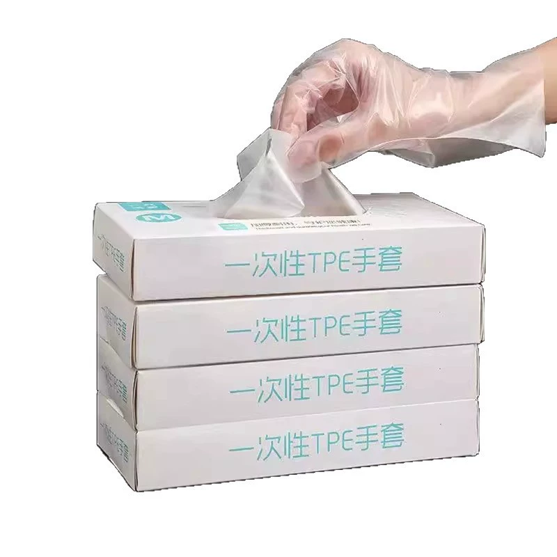 Пр disposable TPE перчатки утолщенные и прочные пищевого качества для кейтеринга кухни бытовой выпечки защитные перчатки PE