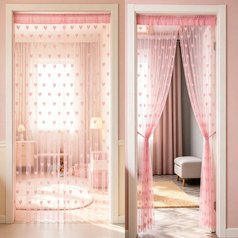 Wholesale Korean-Style Romantic Heart String Curtains, Encrypted Wedding Room Door Curtains, Partition Hanging Curtains, Entryway Partition, Living Room Decorative Curtains Wholesale Korean-Style Romantic Heart String Curtains, Encrypted Wedding Room Door Curtains, Partition Hanging Curtains, Entryway Partition, Living Room Decorative Curtains