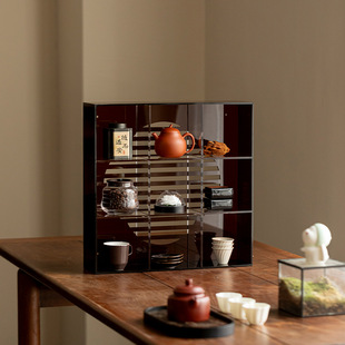 Acrylic Tea Desktop Storage Rack Tea Set Teapot Storage Display Rack Antique Rack Wall Mountable