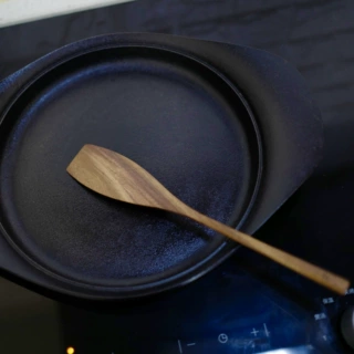 YFJY定制相思木小煎铲创意厨房用品家用烹饪铲煎蛋煎牛排木铲韩式
