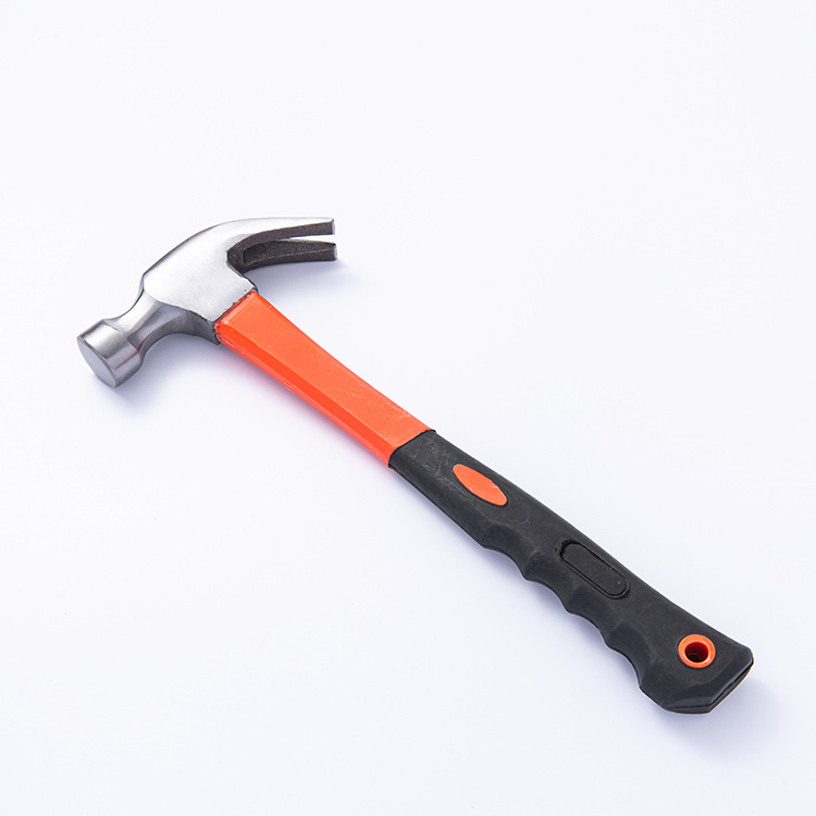 厂家直销包塑羊角锤一体锤子工具工地家用装修榔头铁锤榔头羊角锤