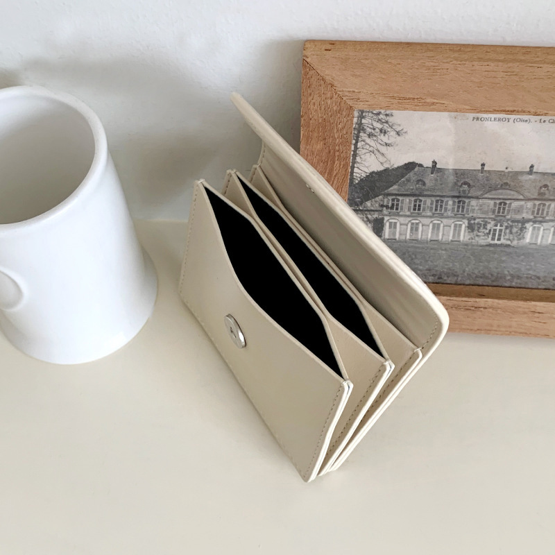 Coreano de alto valor billetera de niñas bolso de tarjetas de identificación portátil multifuncional de gran capacidad bolso de cambio en estudiantes simples