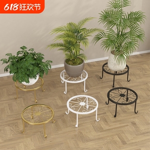 √Flower Shelf Living Room Floor-Standing Balcony Succulent Flower Shelf Storage Rack Iron Outdoor Courtyard Window Sill Flower Pot Accessible Luxury