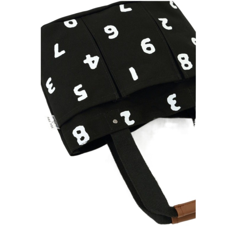 Japonés nuevo bolso digital casual todo partido bolsa de moda simple bolsa de lona bolso portátil para salir