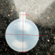 50mm airbag whistle 5cm pinch called pinch bubble toy children's clothing plastic accessories called double whistle BB called whistle