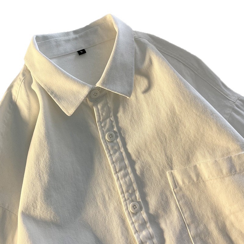 2026年春秋向け、越境貿易用白シャツ、長袖、若者向けメンズスーツインナー、ベースレイヤーシャツ、カジュアルシャツコーディネート