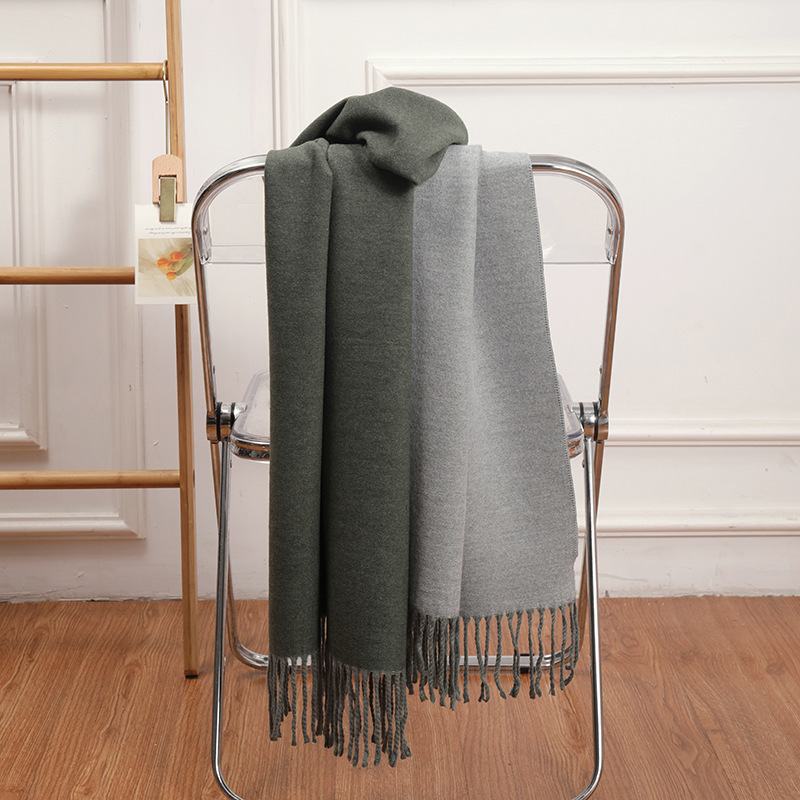 양털 양면 - 34호 아다이 그린 라이트 그레이