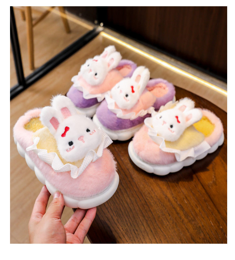 Scarpe da casa da donna in pile open-toe slip-on invernali primaverili da camera morbide e accoglienti in memory foam_voghion.com