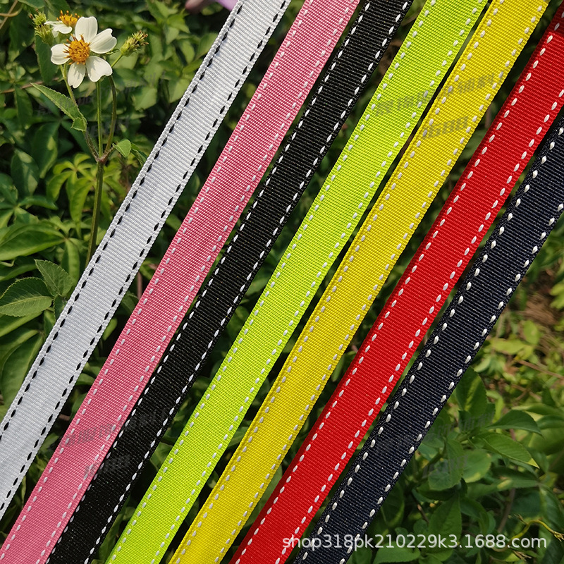 彩色新款跳点提花织带条纹家纺裤边童装运动服侧边条帽带服装辅料