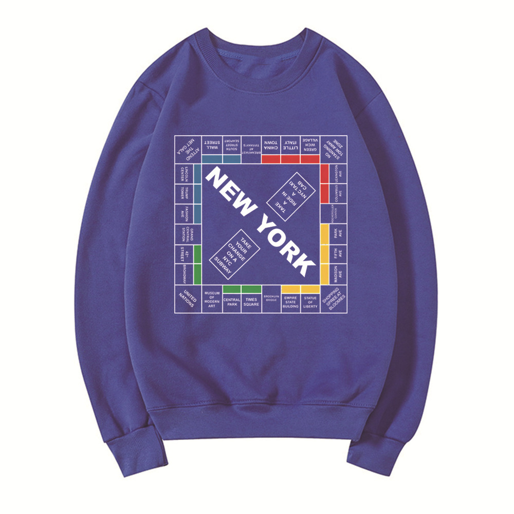 New York Monopoly Sweatshirt and Just Like That Hoodied New