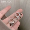 Замки для серёг с пайетками (сердце)