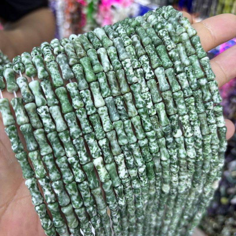 5 × 12 ミリメートル天然石竹ビーズルースビーズシリーズ DIY ブレスレットネックレスジュエリーアクセサリー半完成ビーズ卸売|undefined