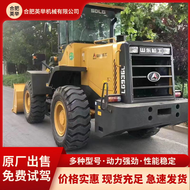 Comercio exterior venta noventa por ciento nueva carretilla elevadora, cargadora de descarga delantera 96L, buena condición de carretilla elevadora de proyecto