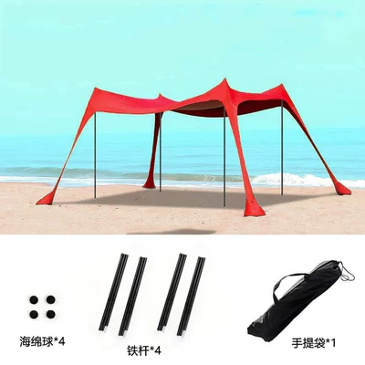 Avtomobil dam çadırları, camping tent - new-red-set-of-4-irons-200160150cm