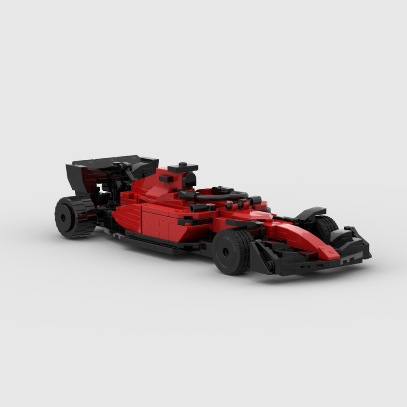Toy Cross-Border Compatible Lego F1 Formula Sf-23 Sports Car Building Block Moc Car Model Boy Gift Assembly