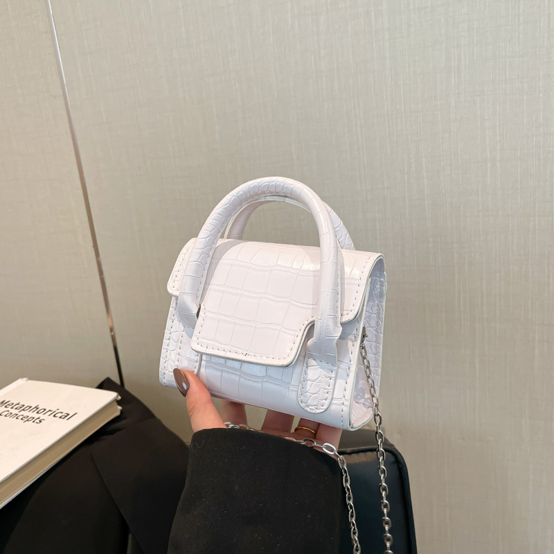 2025 nuevo estilo coreano simple moda mochila mochila estilo de piedra mochila casual bolso de tendencia cadena bolso pequeño