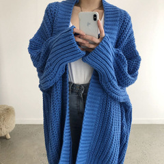 国境を越えたアマゾンの太い針のセーターの女性の上着の2023春秋の新型のゆったりしています。
