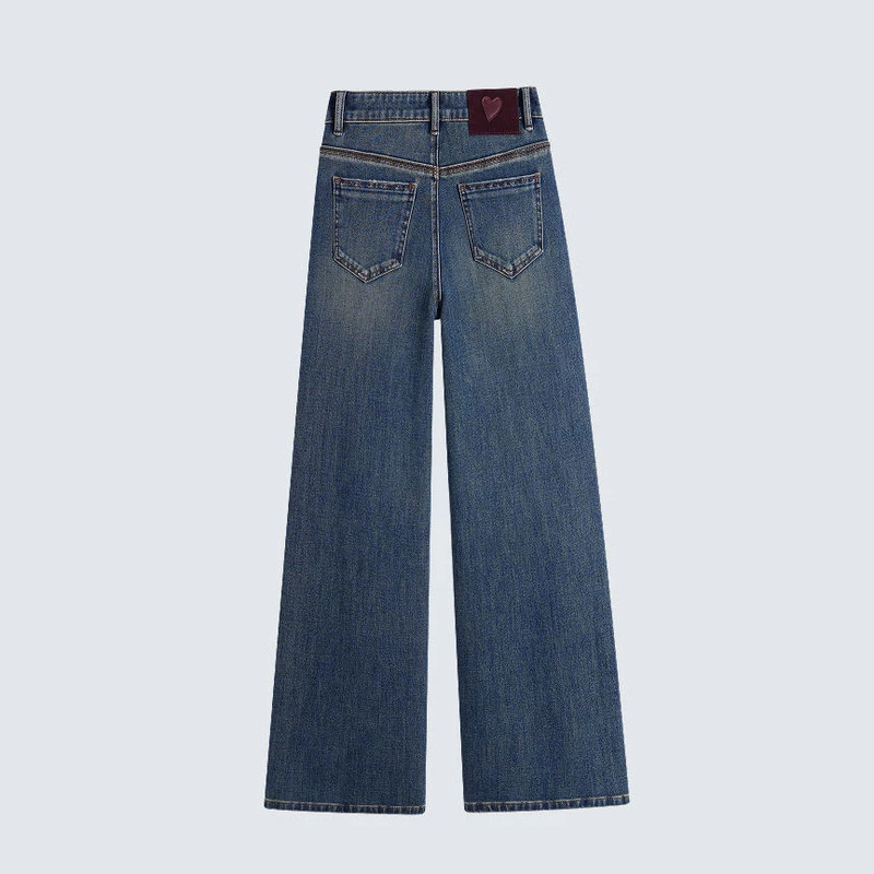Jijian's new autumn collection is here! MOTHE*R style high-waisted wide-leg jeans for women, new autumn 2026 model 6134 Jijian's new autumn collection is here! MOTHE*R style high-waisted wide-leg jeans for women, new autumn 2026 model 6134