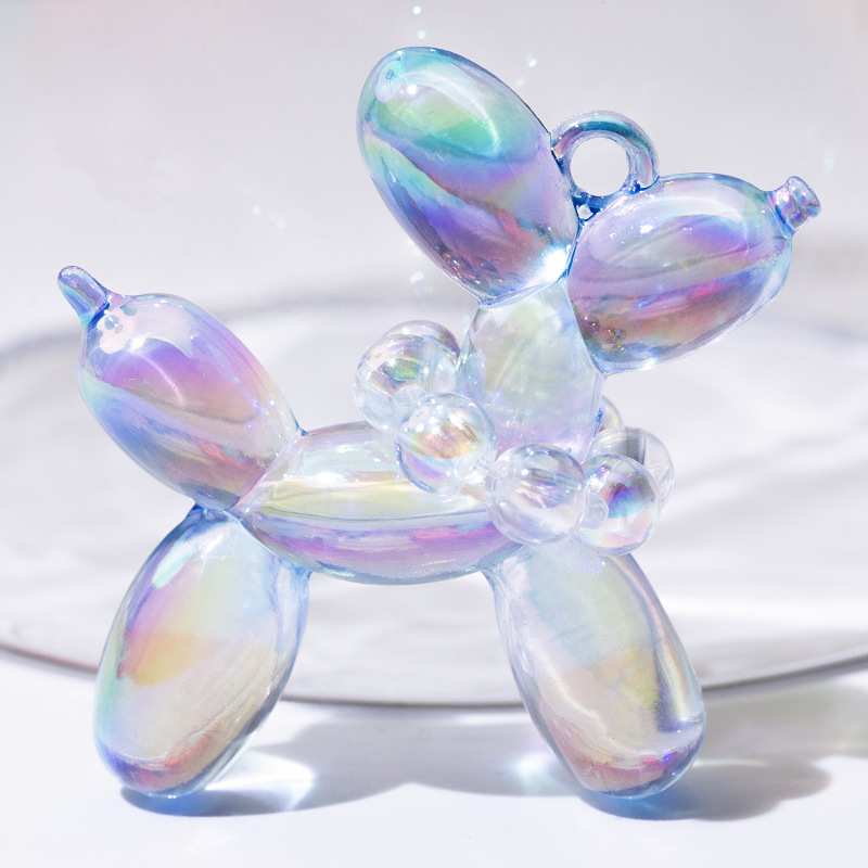 높은 투명 파란색 (투명 구슬)