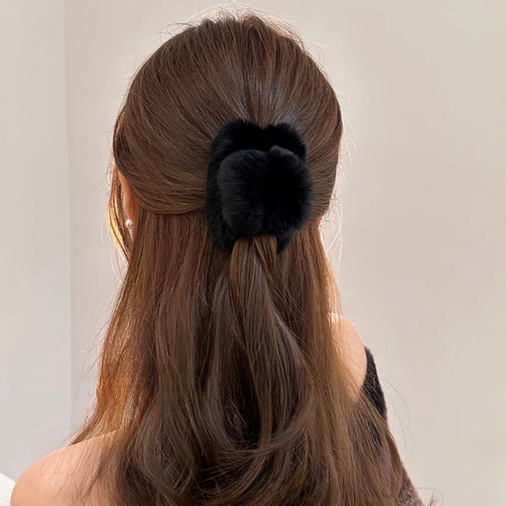 Einfache mittelgroße Rex-Kaninchen-Haarspange mit Temperament, Haarknoten-Griffklammer für den Hinterkopf, Premium-Touch-Haifisch-Clip, Haar-Accessoires_voghion.com