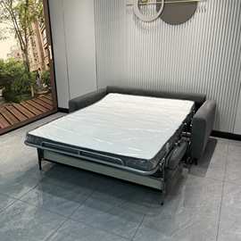 酒店多功能沙发床翻转折叠小户型自带床垫可隐藏储物棉麻家用沙发