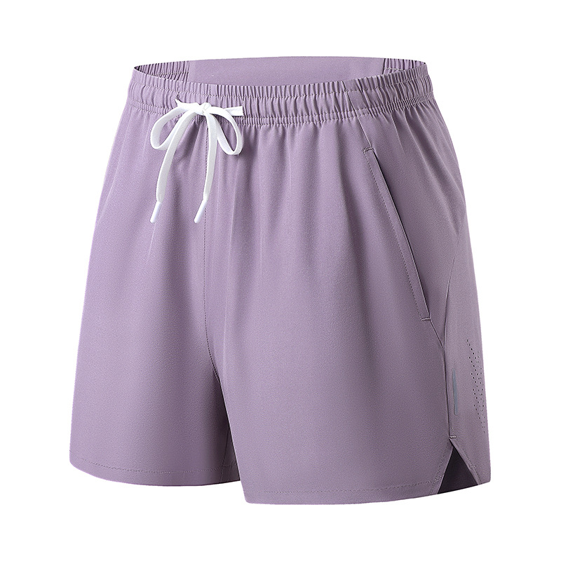 Pantalones cortos para correr transfronterizos, bolsillo de teléfono móvil en verano, nuevos equipos de entrenamiento transpirables de acondicionamiento físico, pantalones grandes