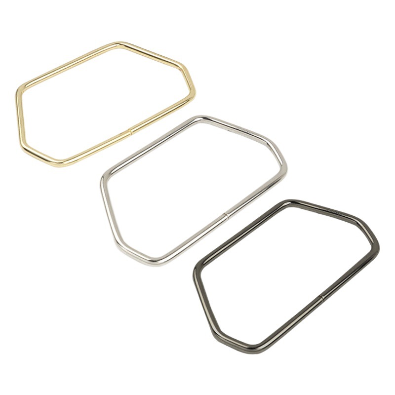 Metal Hand-in-Hand Handle Accessories DIY Bag Accessories Hexagon Trapezoidal Bag Handle Handle Bag Hardware Accessories