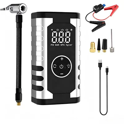 Car Power Bank, Air Hava nasosu - emergency-power-supply-air-pump-all-in-one-machine-cross-border-color-box-smart-clip