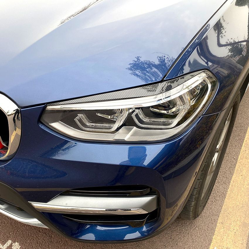 BMW X3 X4 G01 G02 2018+ Headlight Eyebrow Sticker Exterior