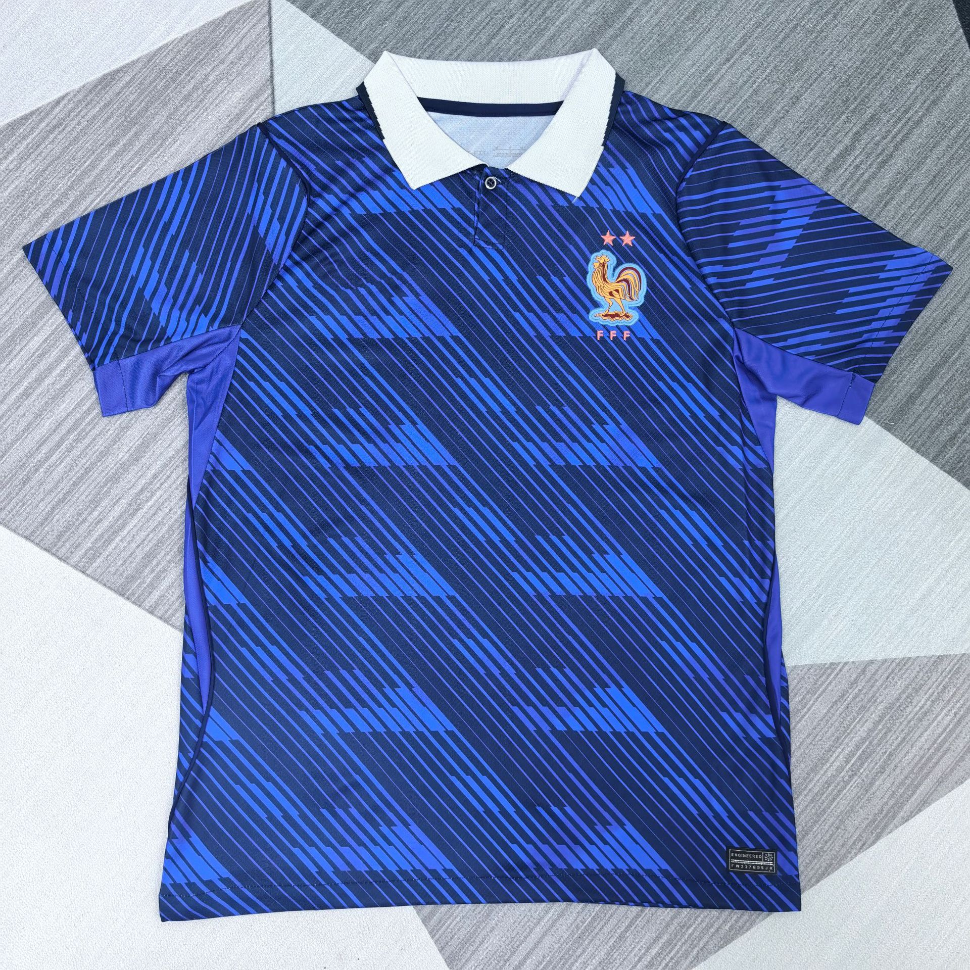 2627 Camiseta de fútbol de la Copa del Mundo Argentina Brasil Francia España Noruega Inglaterra camiseta de mangas cortas image 4