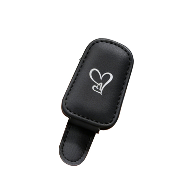 Cross-Border Popular Sunglasses Holder, Creative Car Sun Visor Storage Clip, Multifunctional Car Glasses Clip