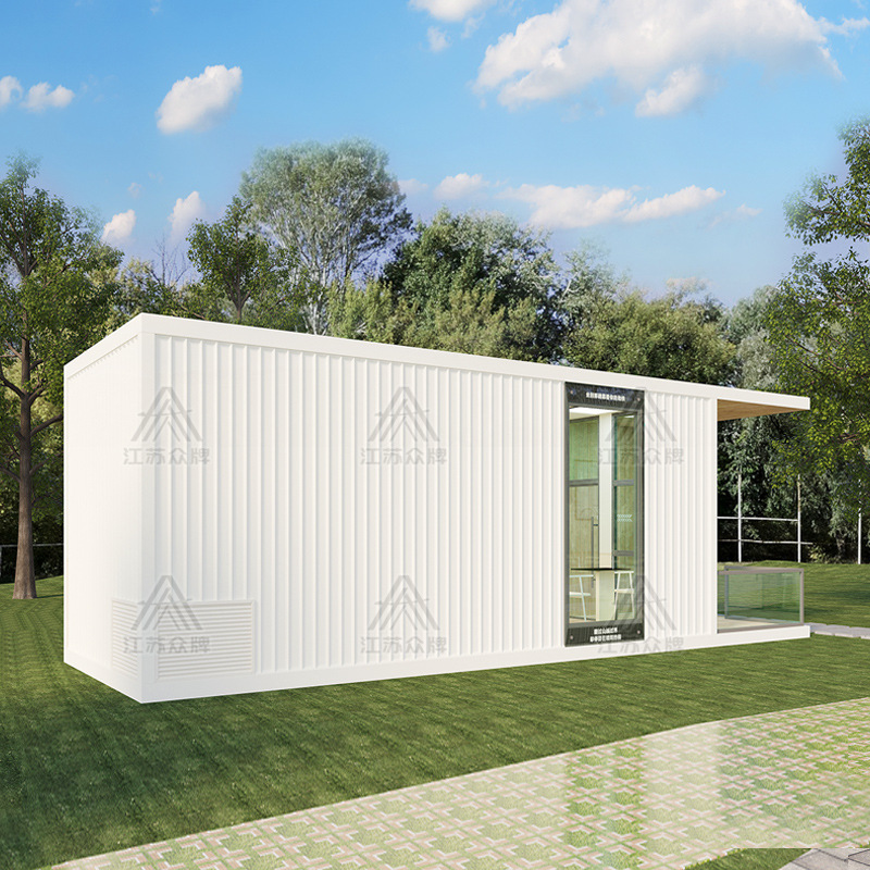 Contenedor creativo Casa móvil Red Red Camping al aire libre Residentes Casa de familia Casa integrada Casa de sol para el hogar