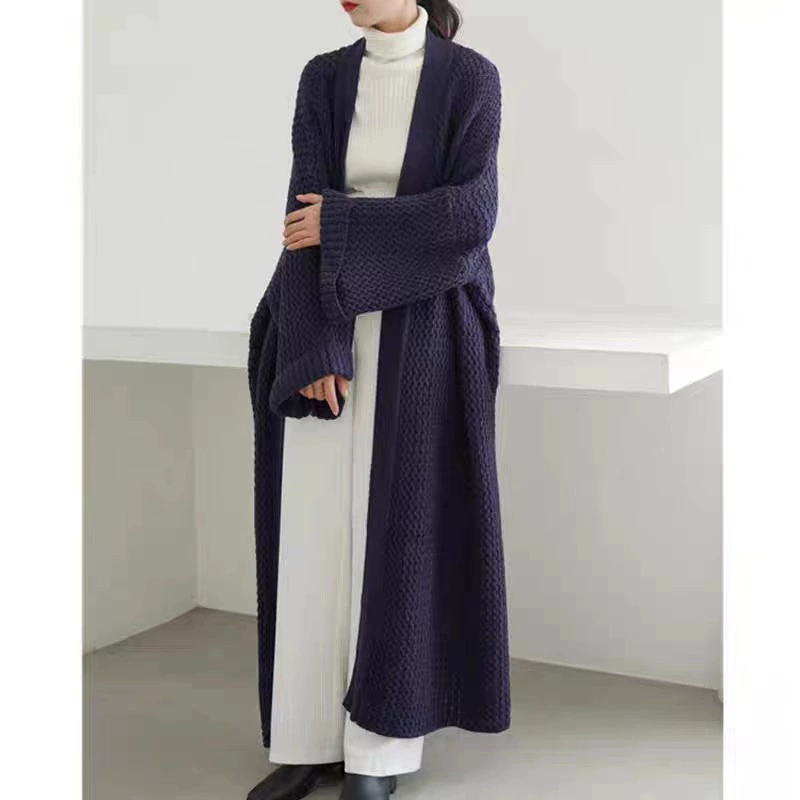 Демисезонная длинная кардиган, свитер, куртка, oversize, плюс размер