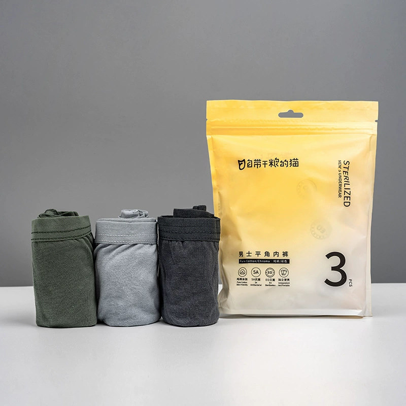 Одноразовые мужские трусики плоские угловые хлопковые стерильные шорты для путешествий