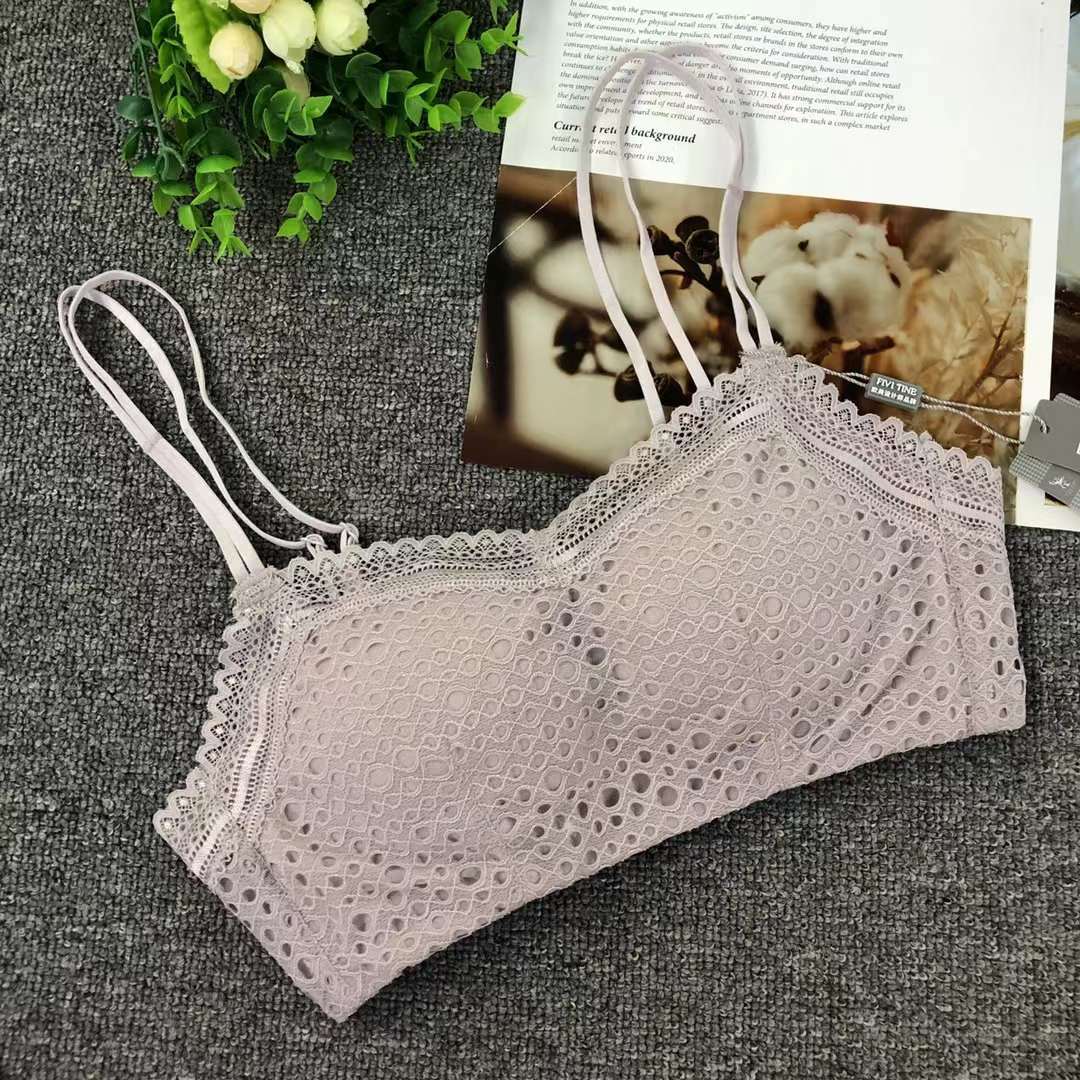 Nuevo Sujetador de encaje cintura ajustable que adelgaza la ropa interior de pecho pequeño empuja hacia arriba la ropa interior cómoda empuja hacia arriba el sujetador sin costuras