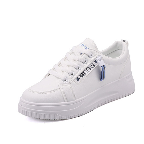 Women's running flat shoes, 35-43 large size, 2025 spring white casual sneakers, model 661