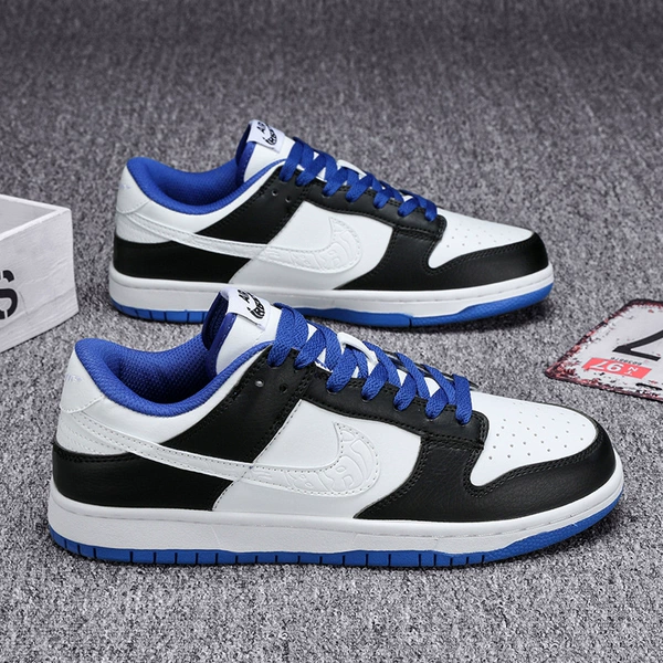 Dunk black white blue