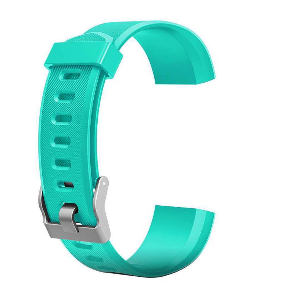 Adecuado para Aidu ID115PLUS HR correa de silicona TPU correa de reloj deportivo hebilla de metal 115PLUS correa de reloj