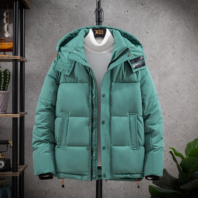 Manteau d'hiver en coton pour homme, style court, épais, chaud, décontracté, pour jeune étudiant, tendance_voghion.com