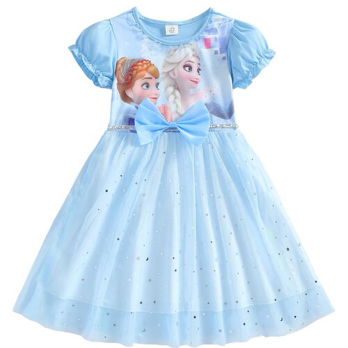 Children's Frozen Elsa Princess Dress Summer Dress Girls Fashionable Elsa Baby Girl Elsa Dress