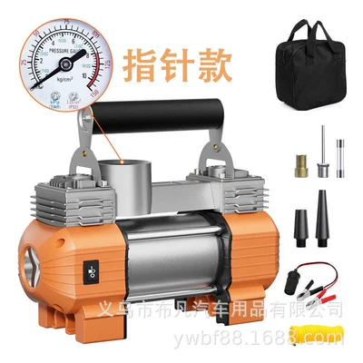 Hava nasosu: 150W air pump 80 cylinder - double-cylinder-orange-mechanical-model-with-bag