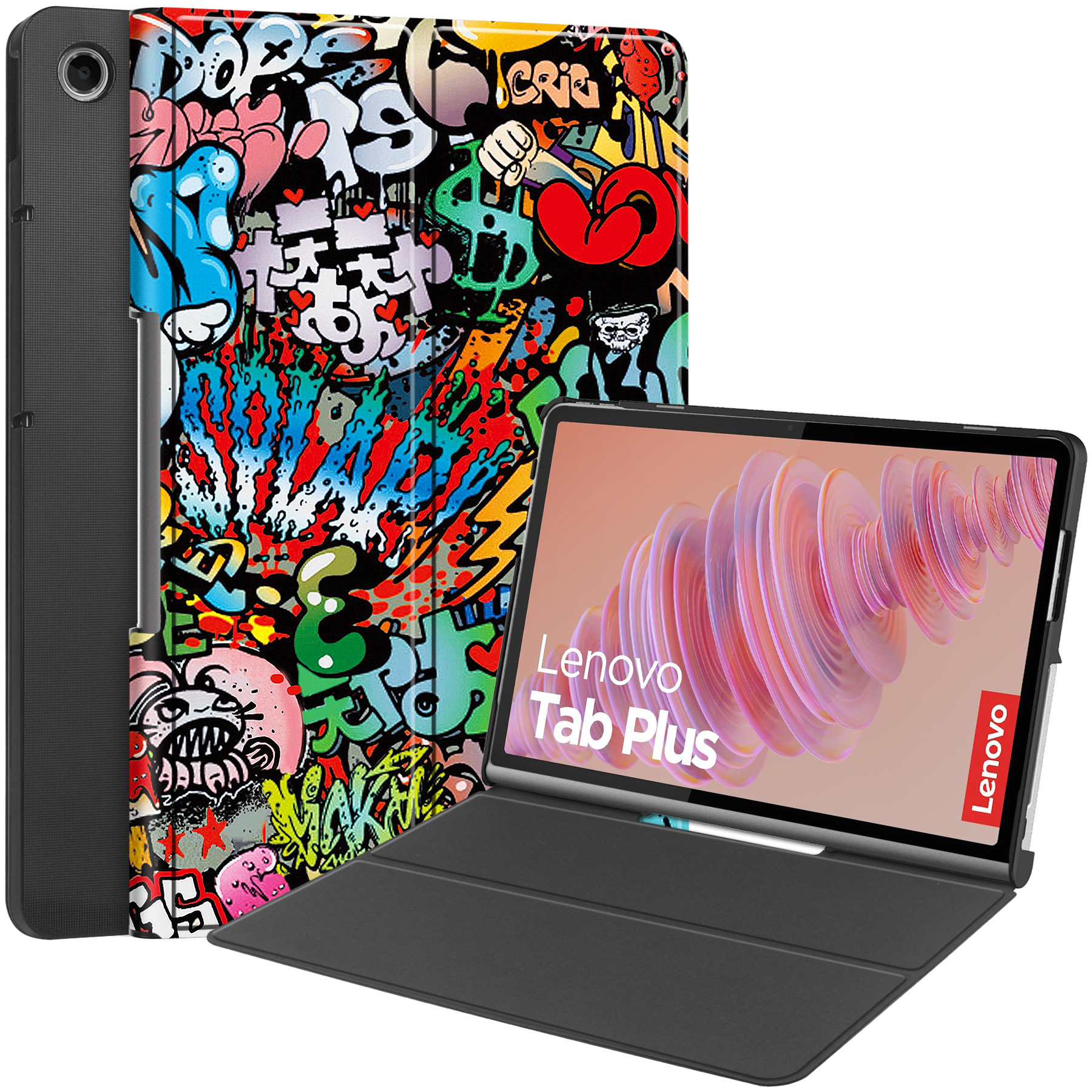 Soporte triple plegable para Lenovo Tab Plus TB351FU 11,5 "Cover