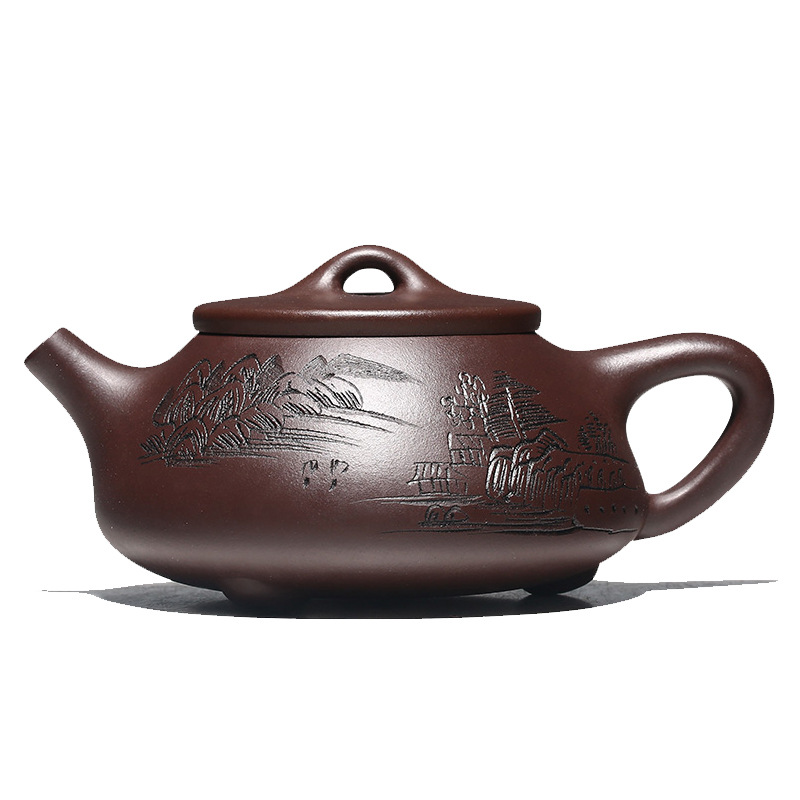 宜兴紫砂壶名家石瓢壶纯全手工大小容量泡茶壶家用茶具套装2