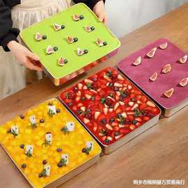 提拉米苏盒子蛋糕盒容器半岛铁盒器皿不锈钢托盘网红烘焙甜品模具